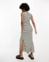 Фото #8 товара Vero Moda Aware Tall sleeveless maxi dress in mono stripe