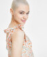 Фото #4 товара Платье BCX безрукавное с цветочными бретелями