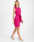 ფოტო #2 პროდუქტის Petite Cross-Neck Tie-Waist Sleeveless Dress