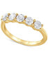 Фото #1 товара Diamond Five Stone Band (1 ct. t.w.) in 14k Gold