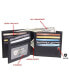 ფოტო #5 პროდუქტის Men's RFID Extra Capacity Hipster Wallet