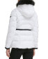 Фото #2 товара Women's Faux-Fur-Trim Hooded Puffer Coat