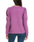 Фото #2 товара Топ с вышивкой рукавами пуфф FATE фиолетовый для женщин размер S