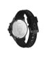 Men's Warrior Tech Chronograph Date Quartz Black Silicone 47.5MM