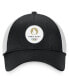 Фото #4 товара Men's Black Paris 2024 Summer Olympics Trucker Adjustable Hat