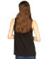 ფოტო #2 პროდუქტის Women's V-Neck Mixed-Media Sleeveless Top