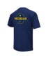 Фото #4 товара Men's Navy Michigan Wolverines OHT Military-Inspired Appreciation T-shirt