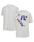 Big Boys White Team USA Skiing Scattered Swatch T-shirt