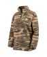 Фото #2 товара Women's Camo New Jersey Devils Sherpa Quarter-Zip Jacket