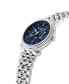 ფოტო #2 პროდუქტის Men's Swiss Classics Business Stainless Steel Bracelet Watch 40mm