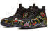 Фото #3 товара Nike Foamposite One floral 花卉 喷泡 中帮 复古篮球鞋 男女同款 黑色 / Кроссовки Nike Foamposite One 314996-012