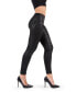 ფოტო #1 პროდუქტის Women's Chic & Elegant Glossy Floral Ornate Damask Leggings