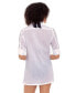 Фото #2 товара Crushed Cotton Cover-Up Shirt