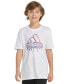 ფოტო #1 პროდუქტის Big Boys Cotton Short-Sleeve Slime Logo Graphic T-Shirt