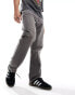 Weekday Space relaxed fit straight leg jeans in clay grey