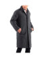 Фото #1 товара Men's Zach Knee Length Jacket Top Coat Trench Wool Blend Overcoat