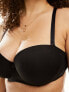 Ivory Rose Curve 2 pack strapless bra in beige and black