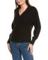 Nic+Zoe Drape Collar Shaker Sweater Women's