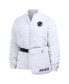 Фото #1 товара Women's White Baltimore Ravens Packaway Full-Zip Puffer Jacket