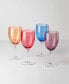 True Colors Wine Glasses, Set of 4