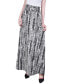 ფოტო #1 პროდუქტის Petite Ring Faux Belt A Line Maxi Skirt