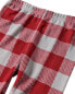 ფოტო #2 პროდუქტის Toddler, Child Boys DADS BESTIE Hacci Long Sleeve Top and Plaid Jogger 2 Piece Pajama Set