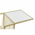 Magazine rack DKD Home Decor Mirror Golden Metal (48 x 35 x 71 cm)