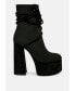 Фото #1 товара Womens after pay high heel velvet knitted boot