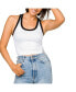 ფოტო #2 პროდუქტის Adult Women Barre Racer Tank Top