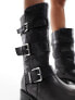 Фото #5 товара Bronx New Tough biker boot in black