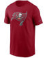 Фото #4 товара Men's Big and Tall Red Tampa Bay Buccaneers Primary Logo T-shirt