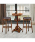 Фото #5 товара Set of 2 29'' Swivel Bar Stool Leather Dining Kitchen Pub Chair