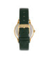 ფოტო #3 პროდუქტის Women San Diego Leather Watch - Green, 36mm