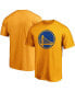 Men's Gold Golden State Warriors Primary Team Logo T-shirt