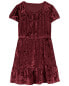 Kid Velour Puff Sleeve Dress 7