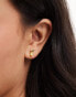 Girls Crew 18k gold plated lemon stud earrings