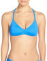 Фото #1 товара Lucky Brand Women's 240898 Braided Racerback Bikini Top Swimwear Size L