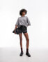 Фото #3 товара & Other Stories alpaca short sleeve knitted jumper in grey