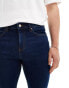 Фото #6 товара ASOS DESIGN stretch flare jeans in dark wash blue