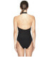 Jonathan Simkhai Women's Black High Neck Lace One-piece Size X-Small 177250