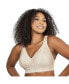 ფოტო #1 პროდუქტის Plus Size Adriana Wire-Free Lace Bralette