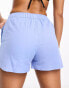 Esmee beach linen mix short co-rd in denim blue Голубой, 46 - фото #6