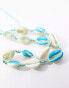 Фото #2 товара South Beach shell choker necklace in blue