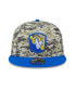 Фото #4 товара Men's Camo, Royal Los Angeles Rams 2023 Salute To Service 9FIFTY Snapback Hat
