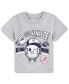 ფოტო #1 პროდუქტის Infant Boys and Girls Heather Gray New York Yankees Ball Boy T-shirt