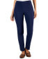 ფოტო #1 პროდუქტის Women's Cambridge Woven Pull-On Pants, Created for Macy's