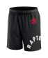 ფოტო #3 პროდუქტის Men's Black Toronto Raptors Free Throw Mesh Shorts