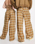 Reclaimed Vintage inspired unisex baggy check trousers