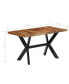 Фото #2 товара Dining Table 55.1"x27.6"x29.5" Solid Sheesham Wood