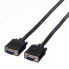 VALUE SVGA Cable - HD15 - M/M 10 m - 10 m - VGA (D-Sub) - VGA (D-Sub) - Male - Male - Black
